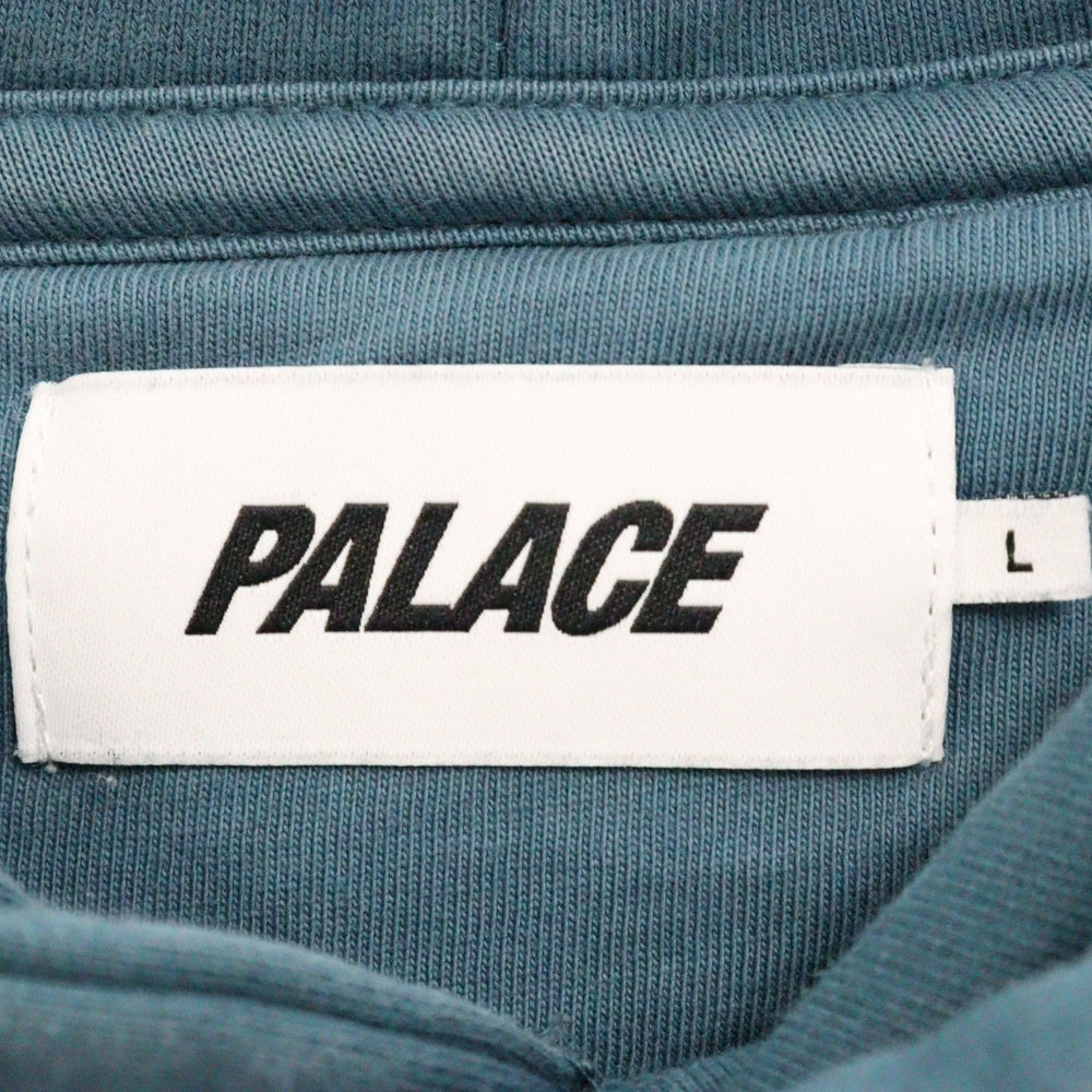 Palace Skateboards(パレススケートボーズ) 23SS Sketchy Hood フロントロゴ刺繍 プルオーバー スウェットパーカー ネイビー