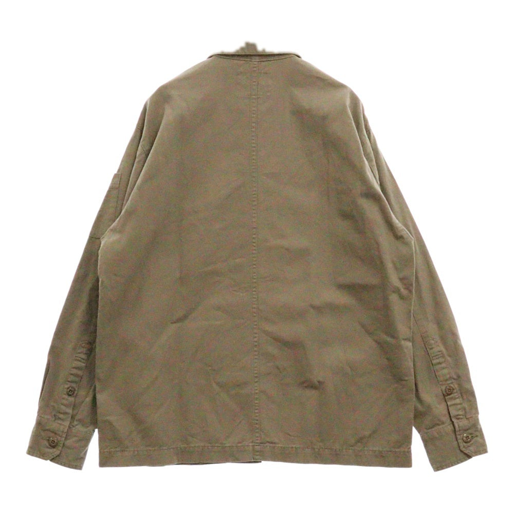WTAPS(ダブルタップス) BUDS LS 01 バッズ ウォッシュ加工 長袖シャツ ミリタリージャケット 191BRDT-SHM02