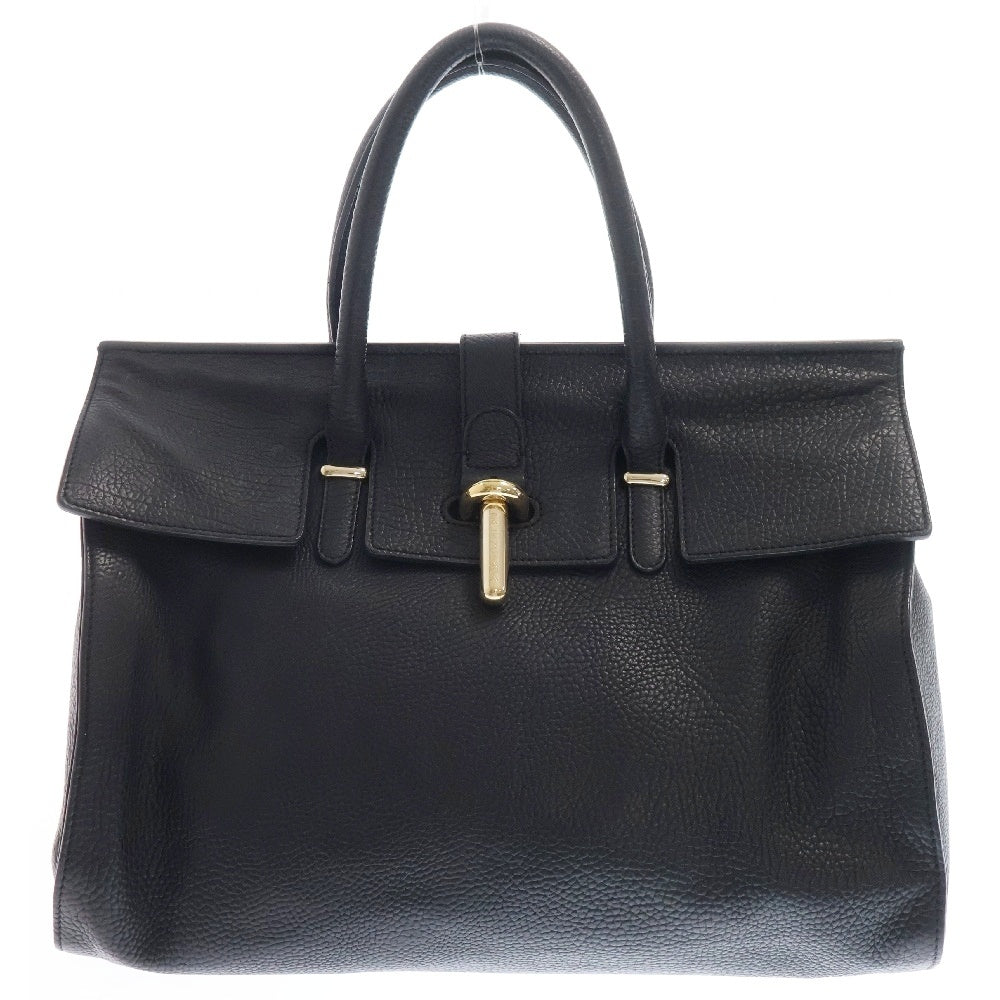 BALENCIAGA(バレンシアガ) チューブラウンド レザー ハンドバッグ ブラック レディース 286403