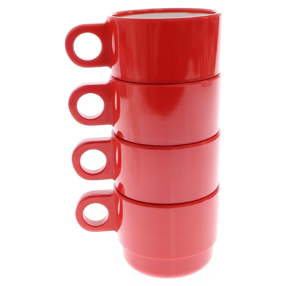 SUPREME(シュプリーム) 18SS Stacking Cups Set of 4 スタッキング カップセット コップ レッド/ホワイト