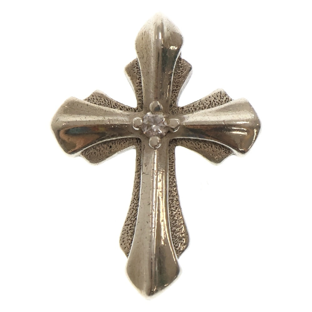 Bill Wall Leather/BWL(ビルウォールレザー) CROSS PENDANT w/STONE クロスペンダント ネックレストップ ストーン シルバー PS904S