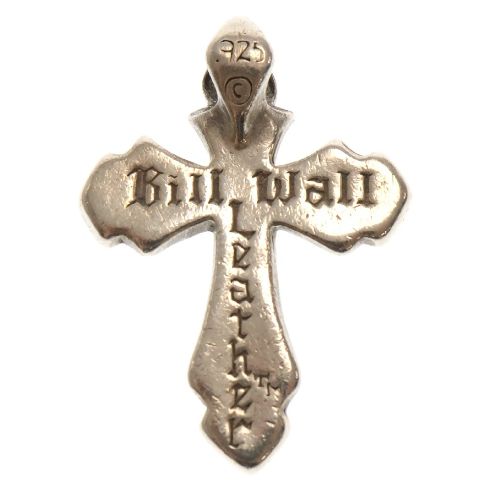 Bill Wall Leather/BWL(ビルウォールレザー) CROSS PENDANT w/STONE クロスペンダント ネックレストップ ストーン シルバー PS904S