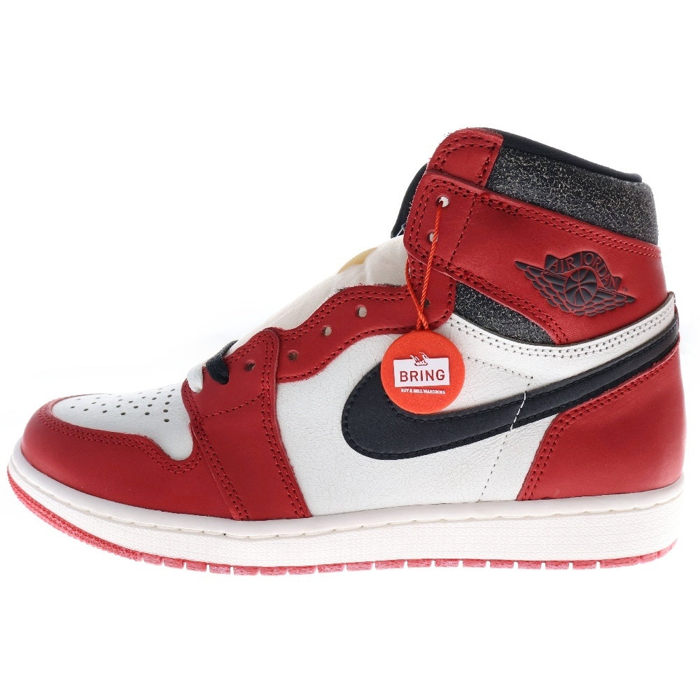 NIKE(ナイキ) AIR JORDAN 1 HIGH OG Lost & Found/Chicago エアジョーダン ロスト & ファウンド/シカゴ ハイカットスニーカー レッド/ホワイト US9/27.0cm DZ5485-612