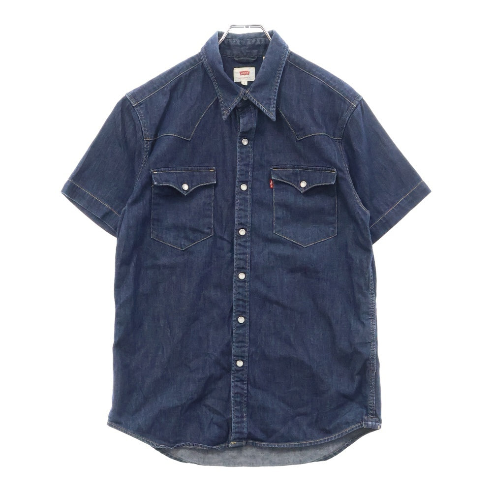Levi's(リーバイス) フロントボタン デニム半袖シャツ ショートスリーブ インディゴ PC9-65817-0064