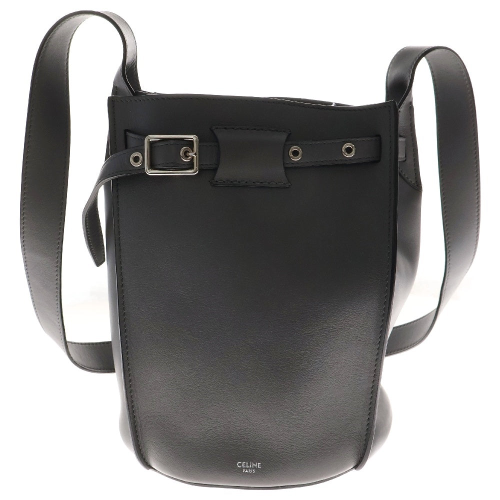 CELINE(セリーヌ) bigbag ビックバッグ バケット レザーショルダーバッグ グレー