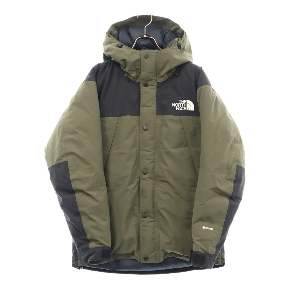 THE NORTH FACE(ザノースフェイス) GORE-TEX MOUNTAIN DOWN JACKET ゴアテックス ジップアップ マウンテン ダウンジャケット カーキ/ブラック ND92237