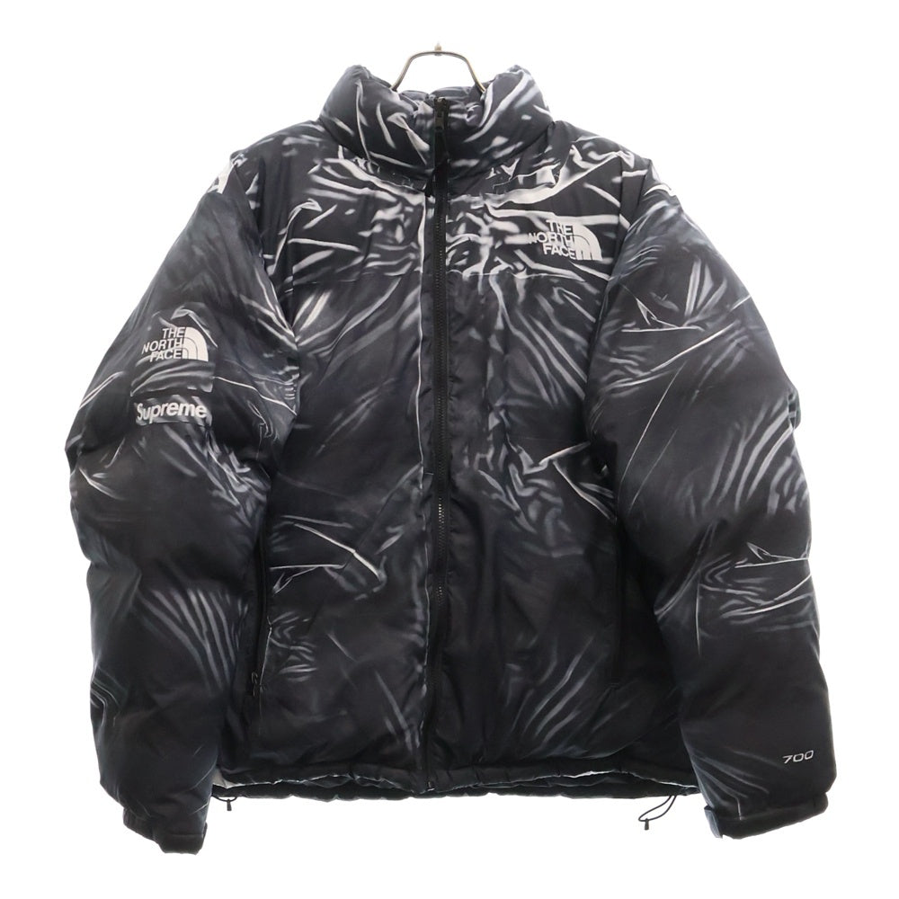 SUPREME(シュプリーム) 23SS ×THE NORTH FACE Printed Nuptse Jacket ×ノースフェイス プリンテッド ヌプシ ダウンジャケット ND02300I ブラック