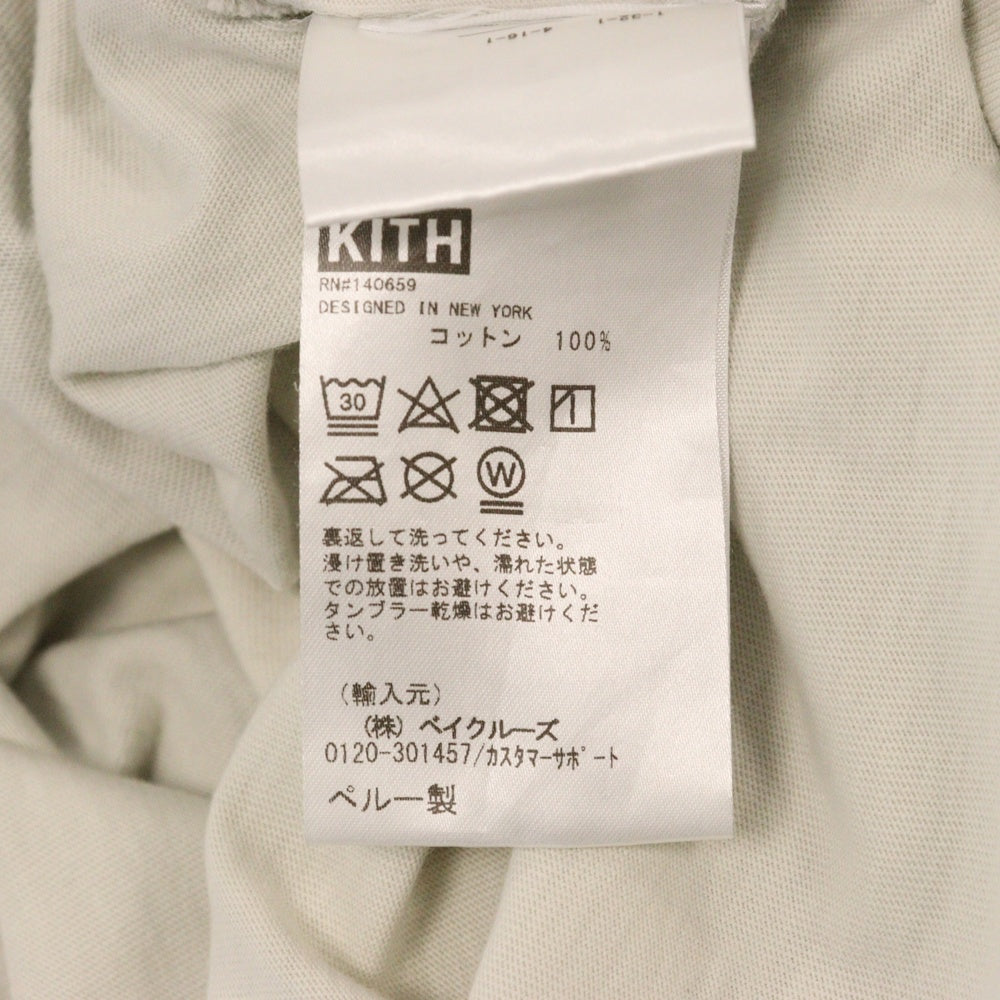 KITH(キス) Growth In Time Vintage Tee グロウスインタイム グラフィックプリント クルーネック 半袖Tシャツ カットソー 22-071-060-0067-2-0 グレー