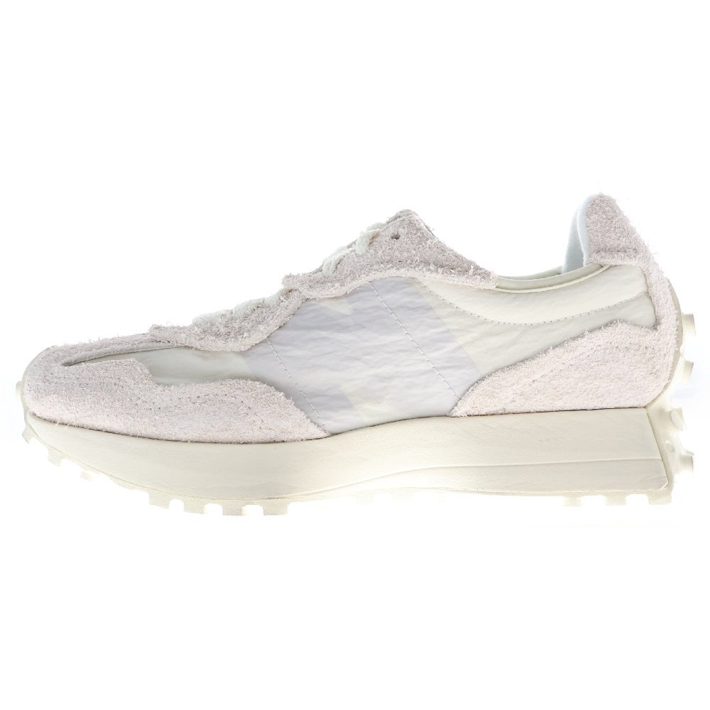 New Balance(ニューバランス) U327WCC Width D WHITE BEIGE スウェード ローカットスニーカー アイボリー US5.5/23.5cm レディース