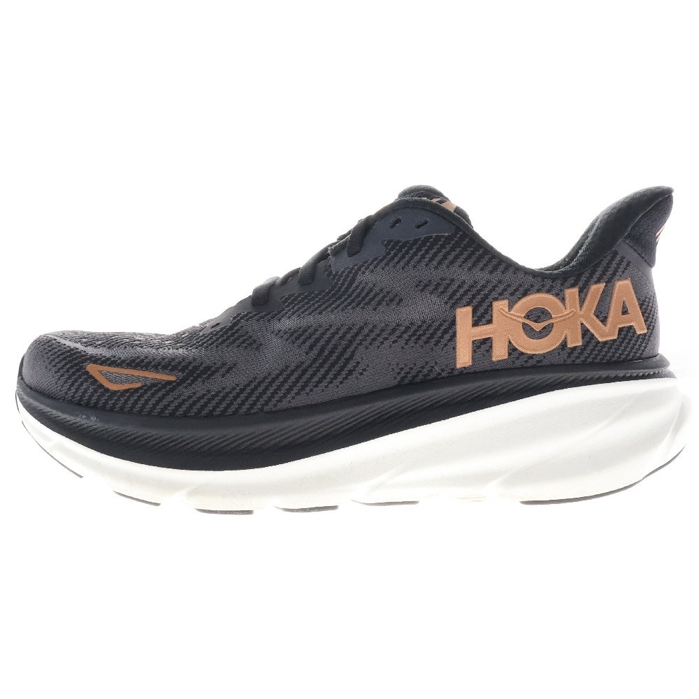 HOKA ONE ONE(ホカオネオネ) WMNS CLIFTON 9 ウィメンズ クリフトン ローカットスニーカー ブラック US6B/23.0cm 1127896