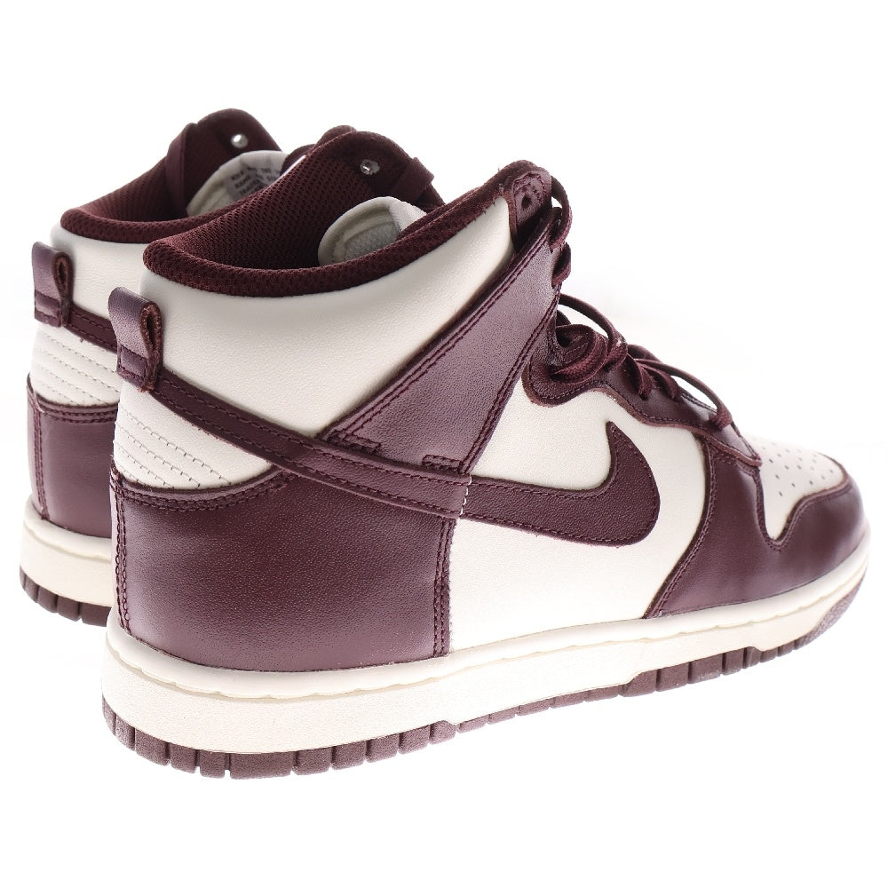NIKE(ナイキ) WMNS DUNK HIGH Burgundy Crush ウィメンズ ダンクハイ バーガンディ/ホワイト US8/25cm DD1869-601