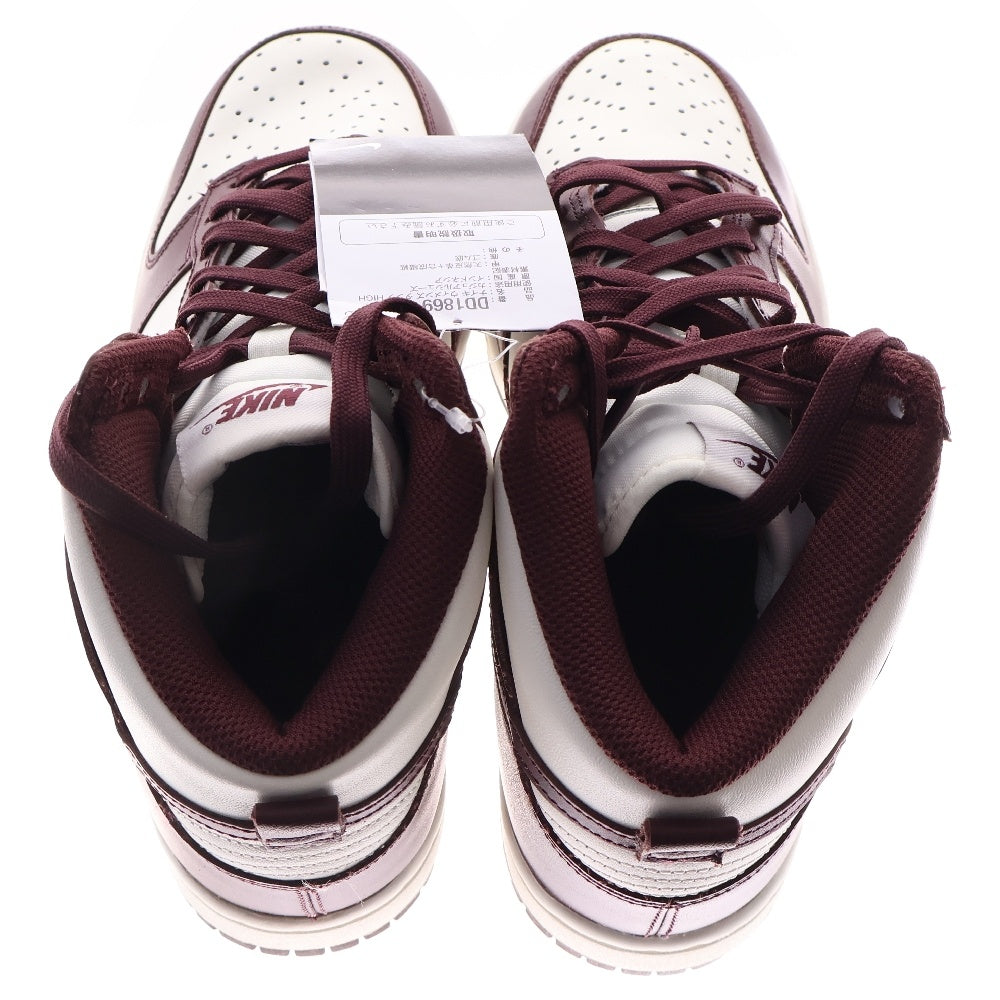NIKE(ナイキ) WMNS DUNK HIGH Burgundy Crush ウィメンズ ダンクハイ バーガンディ/ホワイト US8/25cm DD1869-601