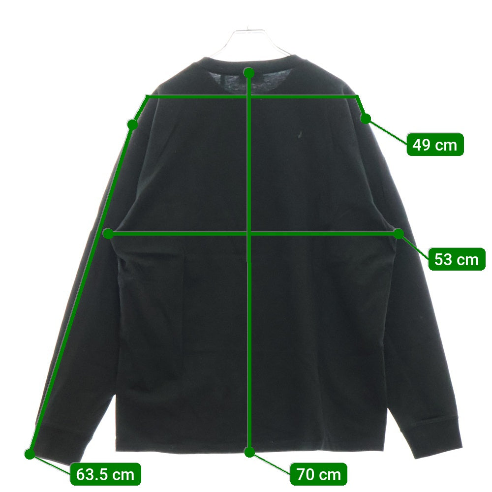 KITH(キス) SUPERWAXX CLASSIC LOGO L/S TEE スーパーワックス クラシックロゴ 長袖Tシャツ カットソー ブラック 21-070-060-0027-1-0