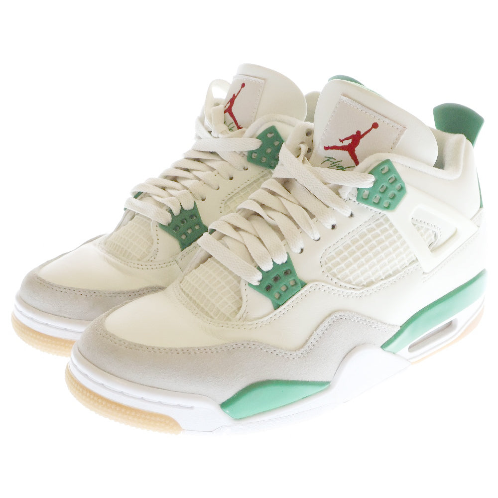 NIKE SB(ナイキエスビー) AIR JORDAN 4 RETRO SP Pine Green エア ジョーダン 4 レトロ SP パイングリーン ハイカットスニーカー US6.5/24.5cm ホワイト/グリーン DR5415-103