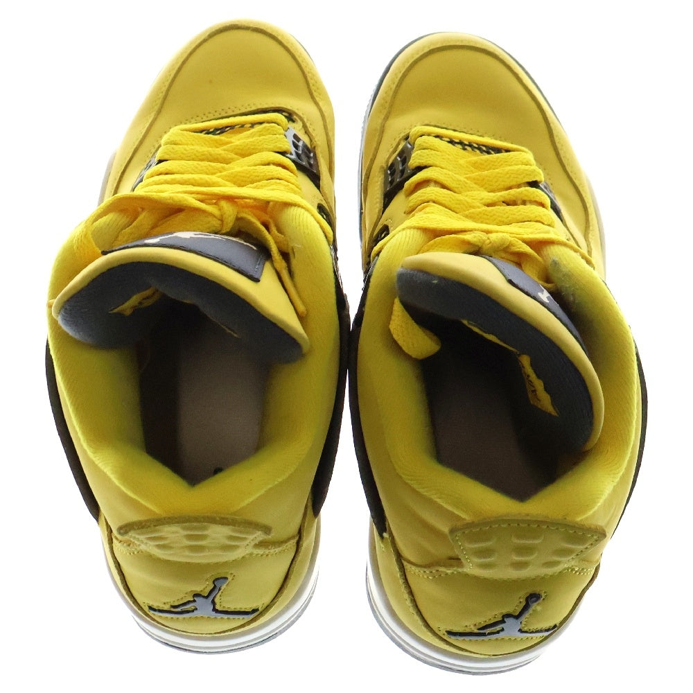 NIKE(ナイキ) AIR JORDAN 4 RETRO TOUR YELLOW エアジョーダン レトロ ハイカットスニーカー シューズ ツアー イエロー US7/25cm CT8527-700
