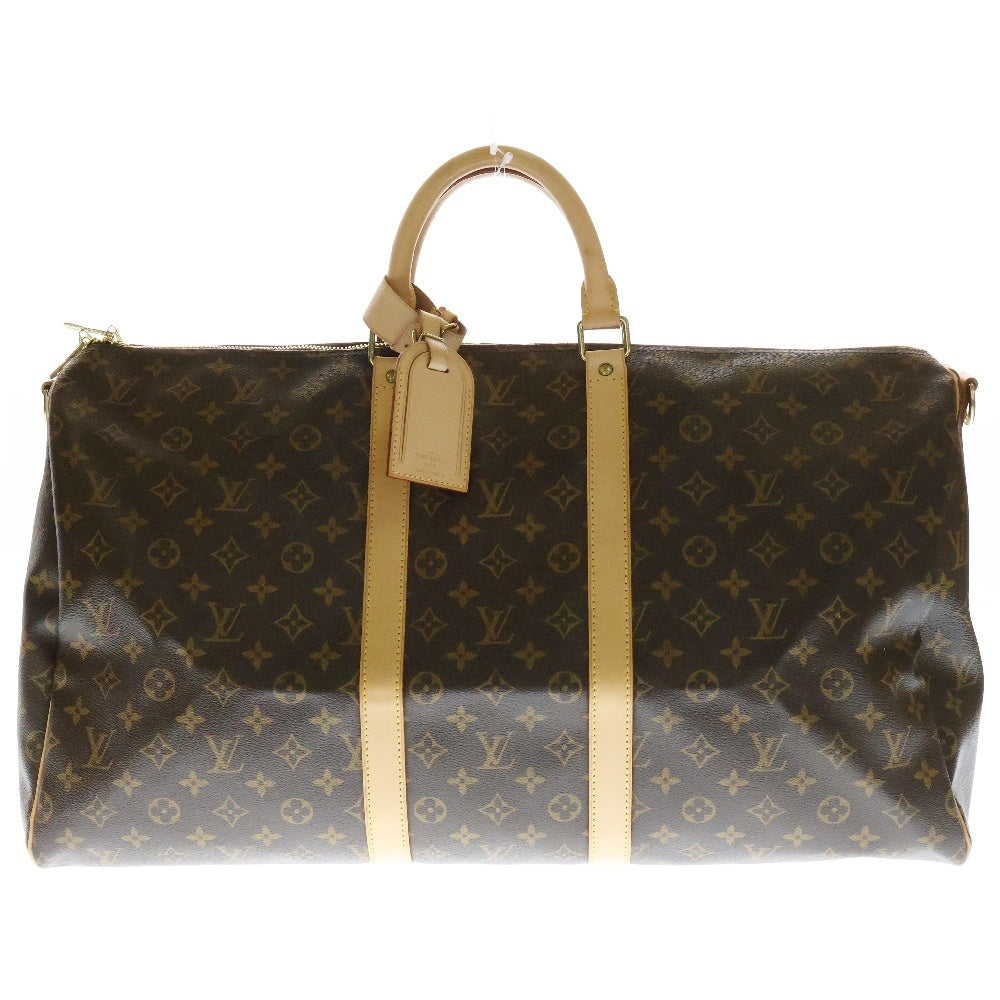 LOUIS VUITTON(ルイヴィトン) キーポル・バンドリエール 55 モノグラムキャンバス ボストンバッグ ブラウン M41414