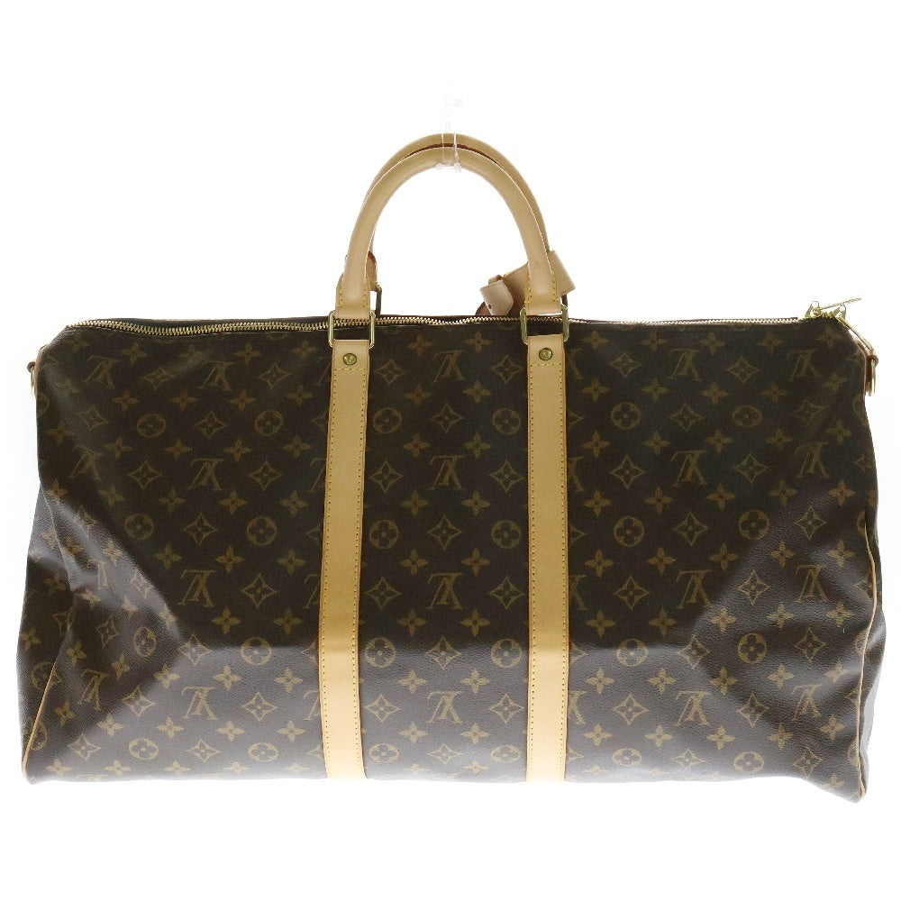 LOUIS VUITTON(ルイヴィトン) キーポル・バンドリエール 55 モノグラムキャンバス ボストンバッグ ブラウン M41414