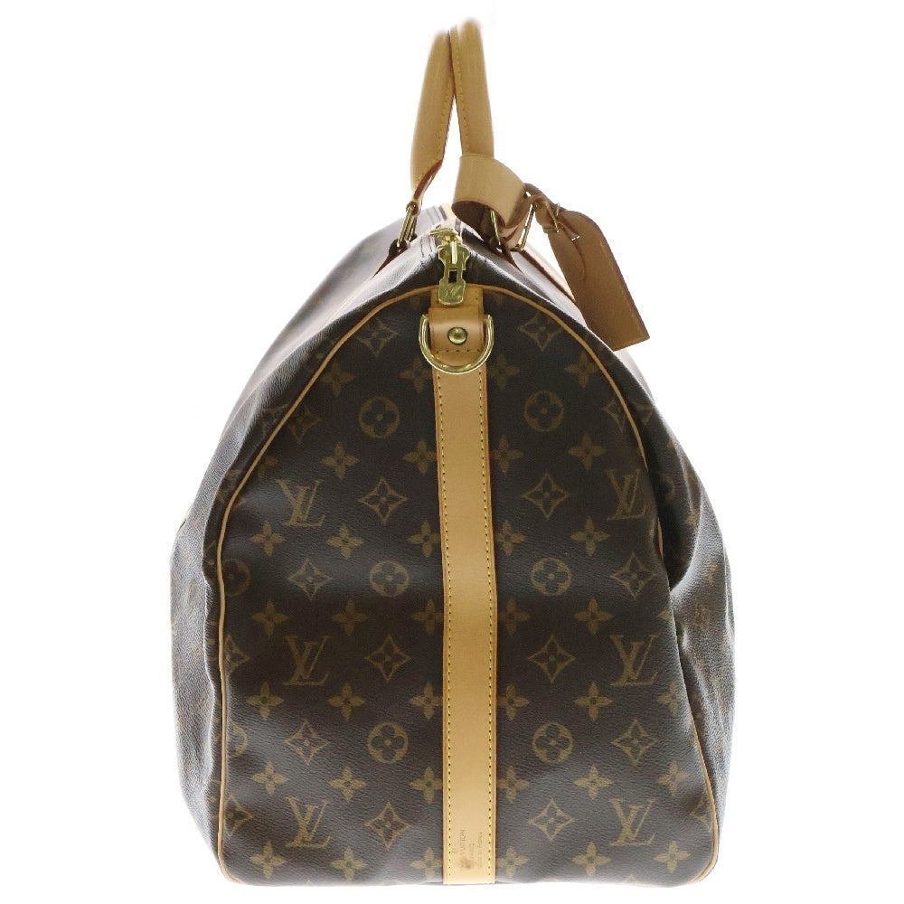 LOUIS VUITTON(ルイヴィトン) キーポル・バンドリエール 55 モノグラムキャンバス ボストンバッグ ブラウン M41414