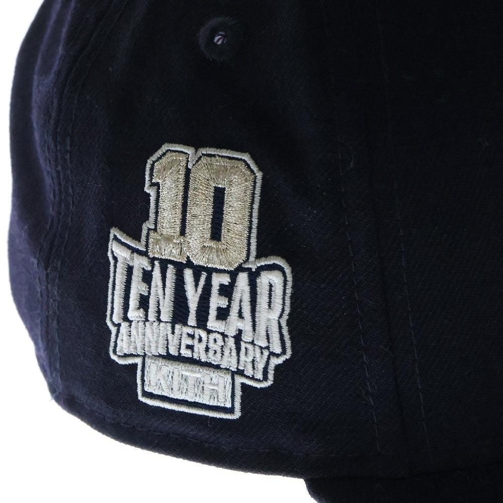 NEW ERA(ニューエラ) ×KITH 10 YEARS ANNIVERSARY キス 10周年 ヤンキースロゴ ベースボールキャップ 帽子 ネイビー
