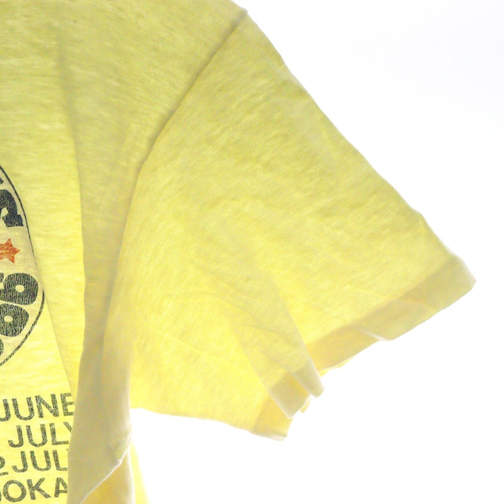 VINTAGE(ヴィンテージ) 80S 1966 THE BEATLES NIPPON BUDOUKAN TEE ザビートルズ 武道館 半袖Tシャツ カットソー イエロー