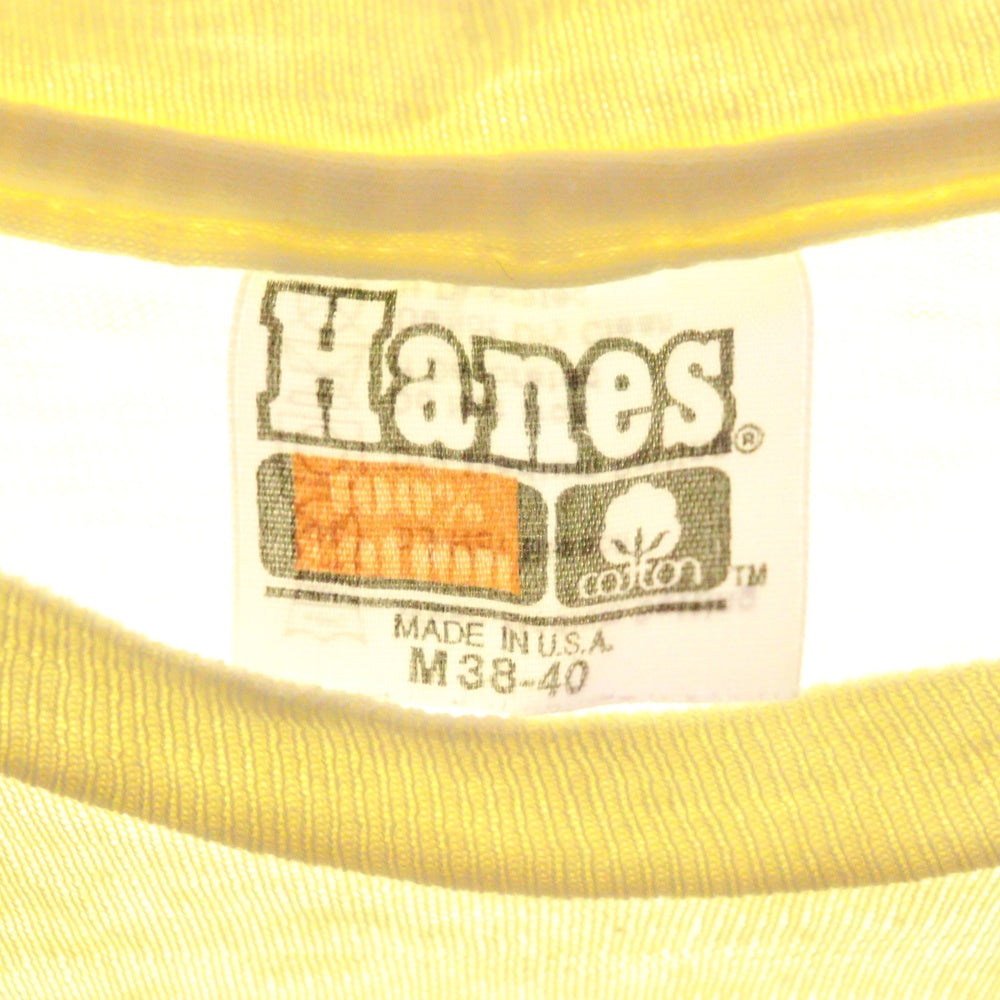 VINTAGE(ヴィンテージ) 80S 1966 THE BEATLES NIPPON BUDOUKAN TEE ザビートルズ 武道館 半袖Tシャツ カットソー イエロー