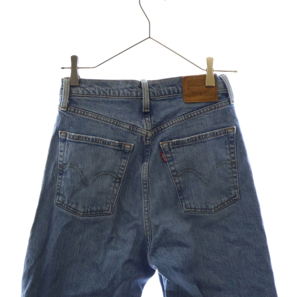 Levi's premium(リーバイスプレミアム) ボタンフライ クラッシュ加工 カットオフ デニムパンツ インディゴ 72693-0000