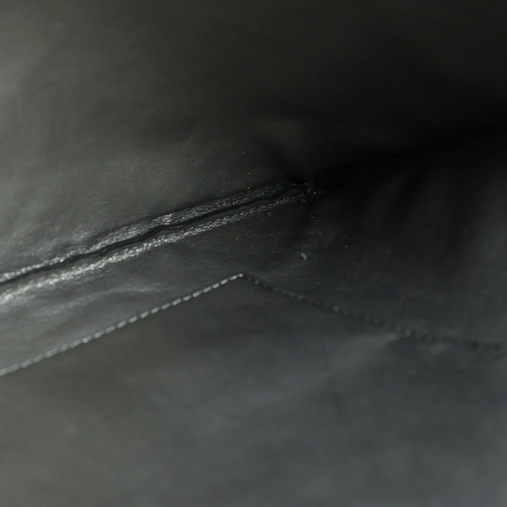 roar(ロアー) クロスガン総柄 レザー セカンド クラッチバッグ ブラック