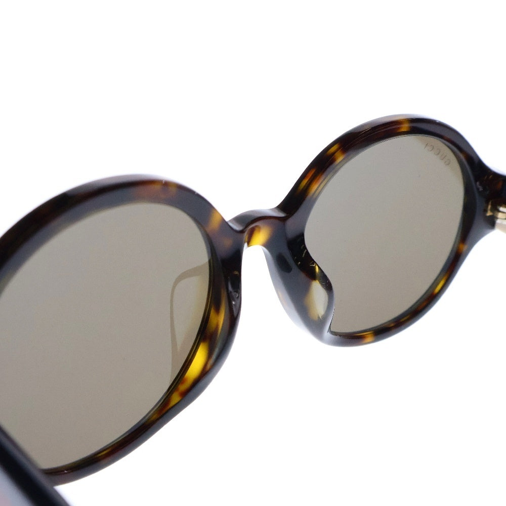 GUCCI(グッチ) インターロッキングG ラウンド サングラス ブラウン GG0280SA