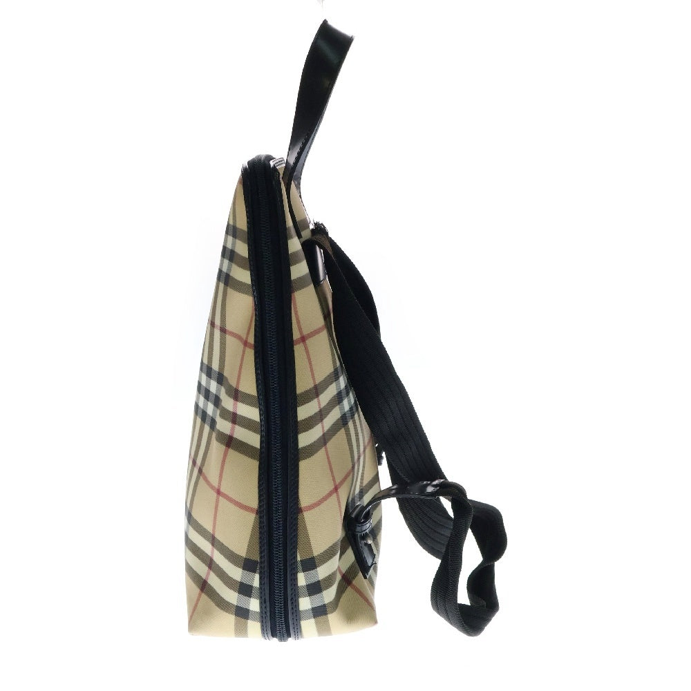 BURBERRY LONDON(バーバリーロンドン) ノバチェック PVC バックパック リュックサック ベージュ レディース