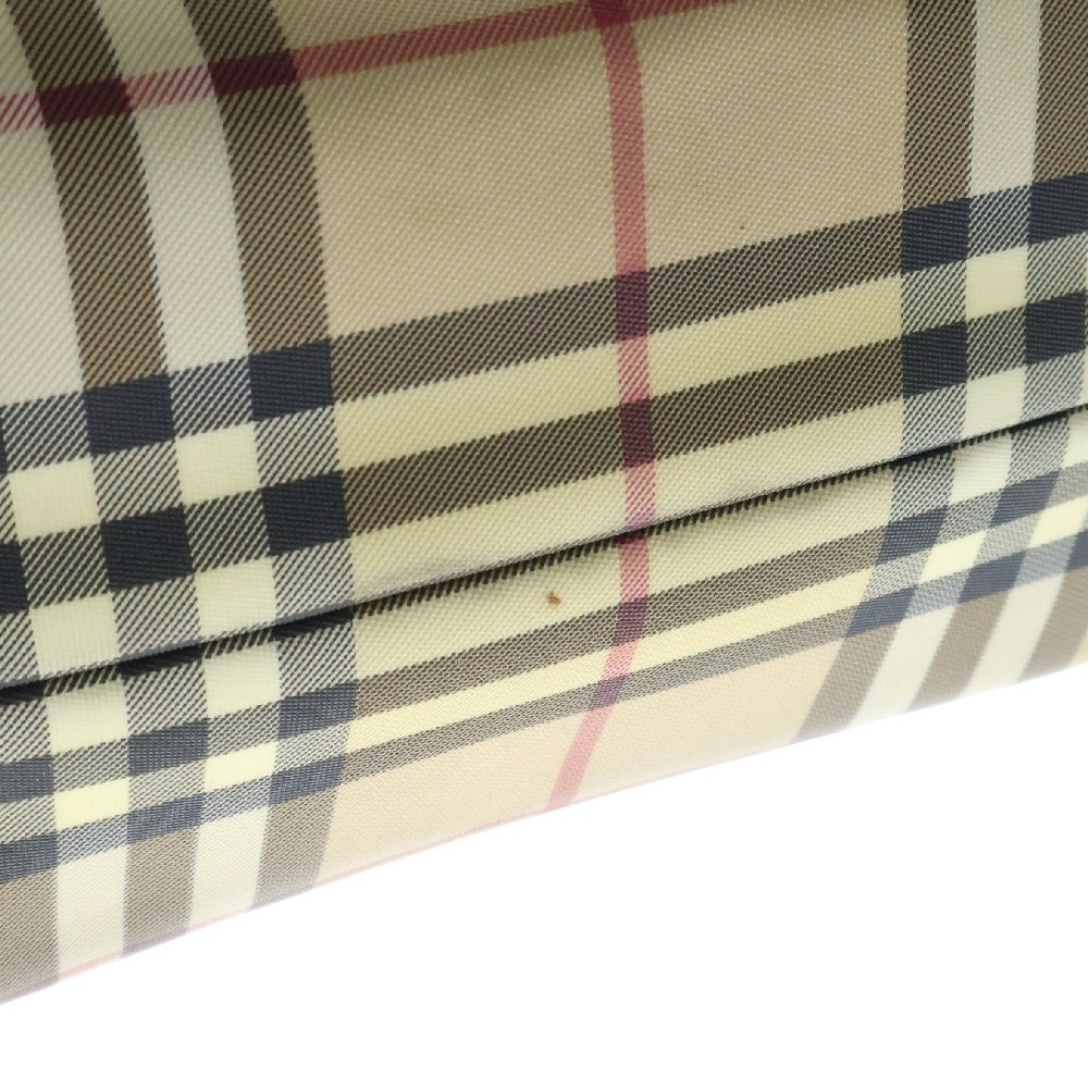 BURBERRY LONDON(バーバリーロンドン) ノバチェック PVC バックパック リュックサック ベージュ レディース