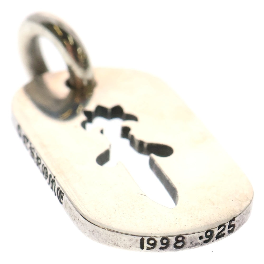 CHROME HEARTS(クロムハーツ) D TAG SML CO DAG カットアウト スモールダガードッグタグ ネックレストップ シルバー