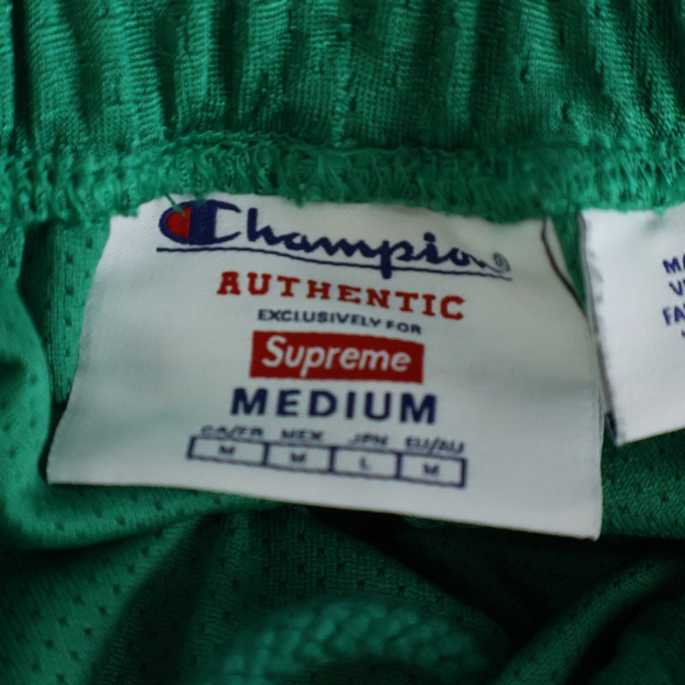 SUPREME(シュプリーム) 24SS×Champion Mesh Short チャンピオン メッシュショーツ ショートパンツ グリーン