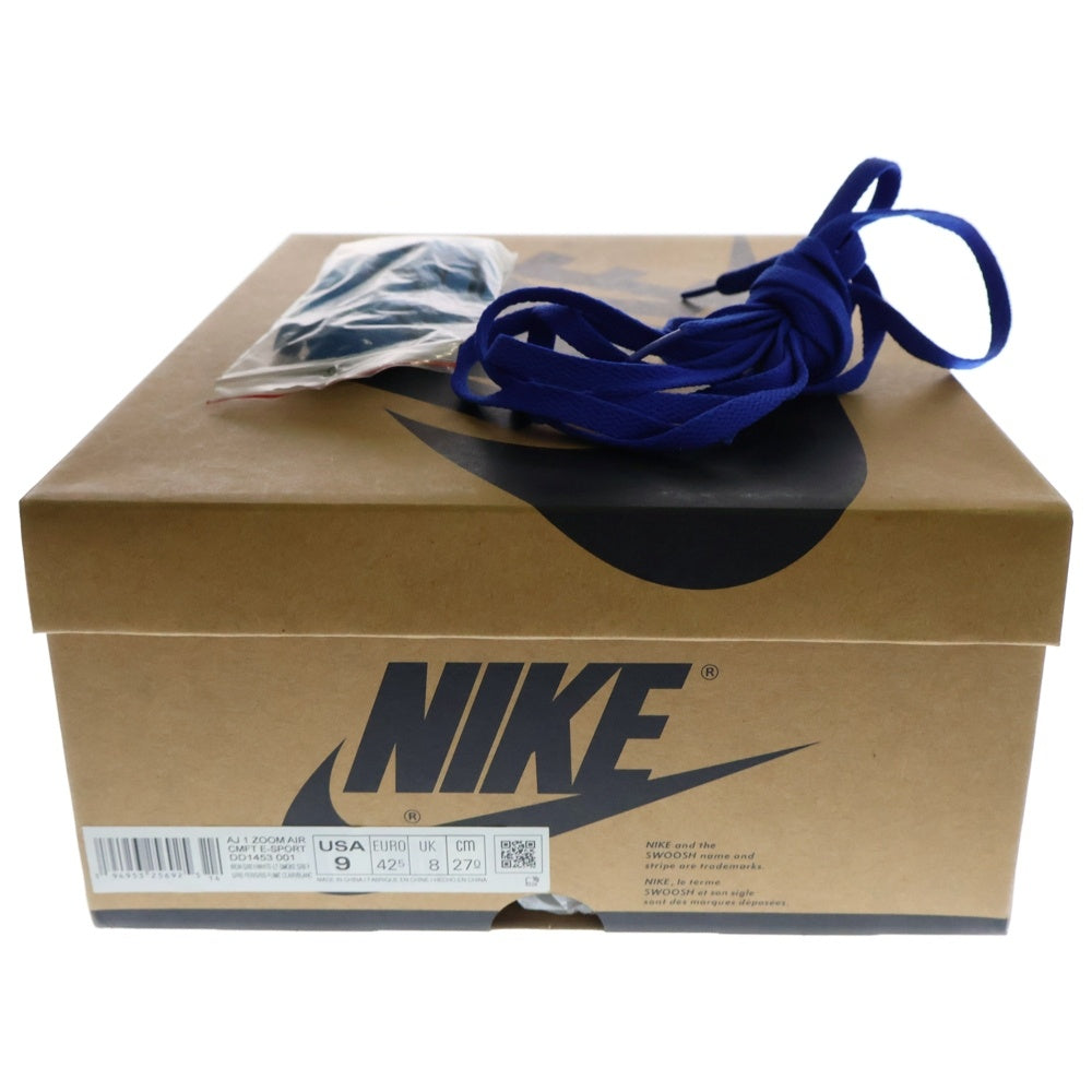 NIKE(ナイキ) ×League of Legends AIR JORDAN1 ZOOM CMFT E‐SPORT リーグレジェンド エアジョーダン1 ズーム ハイカットスニーカー グレー US9/27.0cm DD1453-001