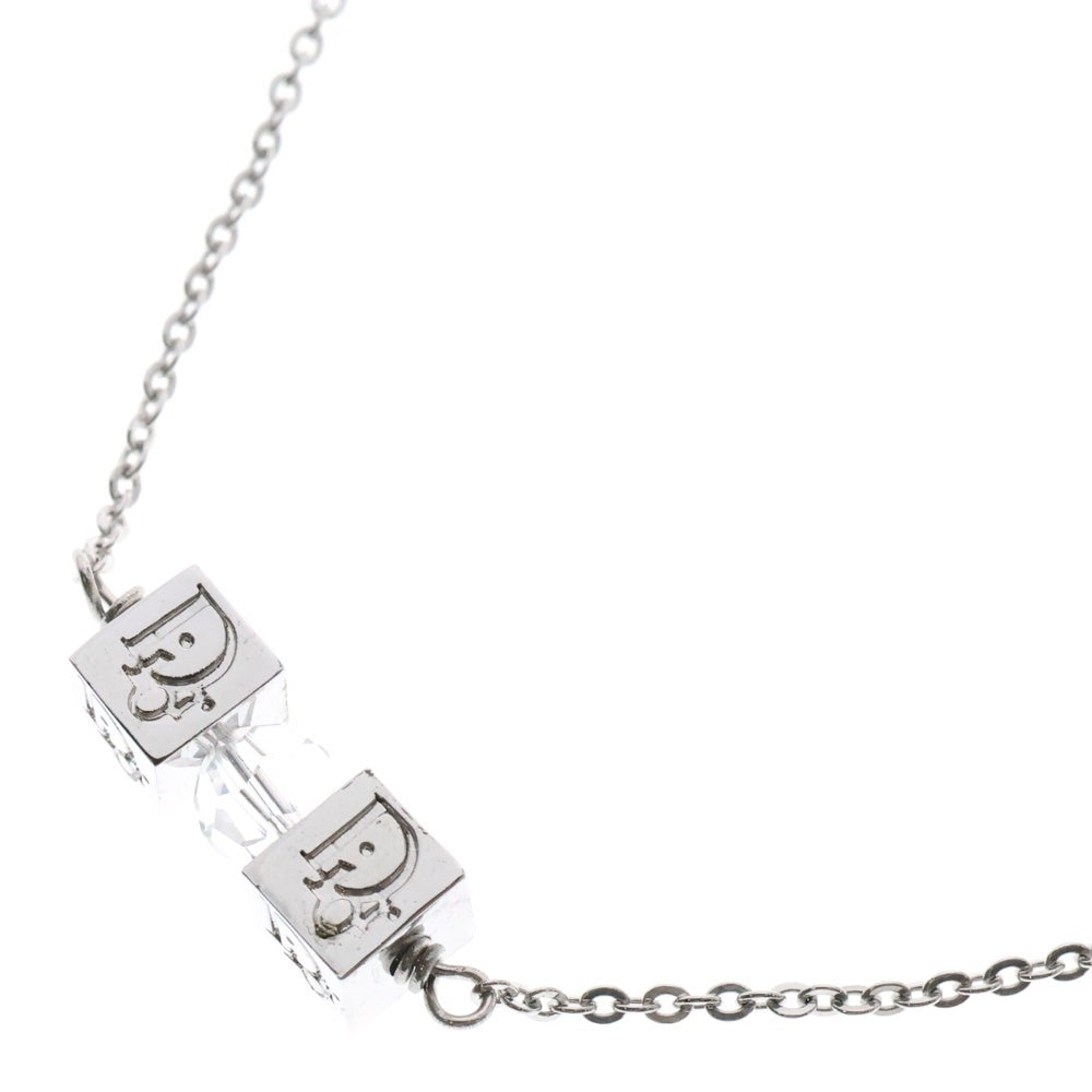 Christian Dior(クリスチャンディオール) トロッター キューブ ネックレス シルバー