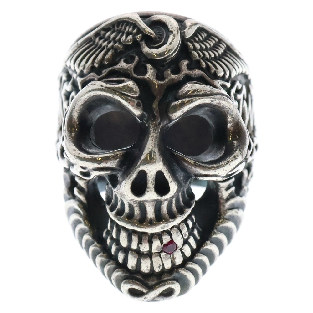 Bill Wall Leather/BWL(ビルウォールレザー) Flying tire-Graffiti Master Skull フライングタイヤ-グラフィティ マスタースカル リング シルバー