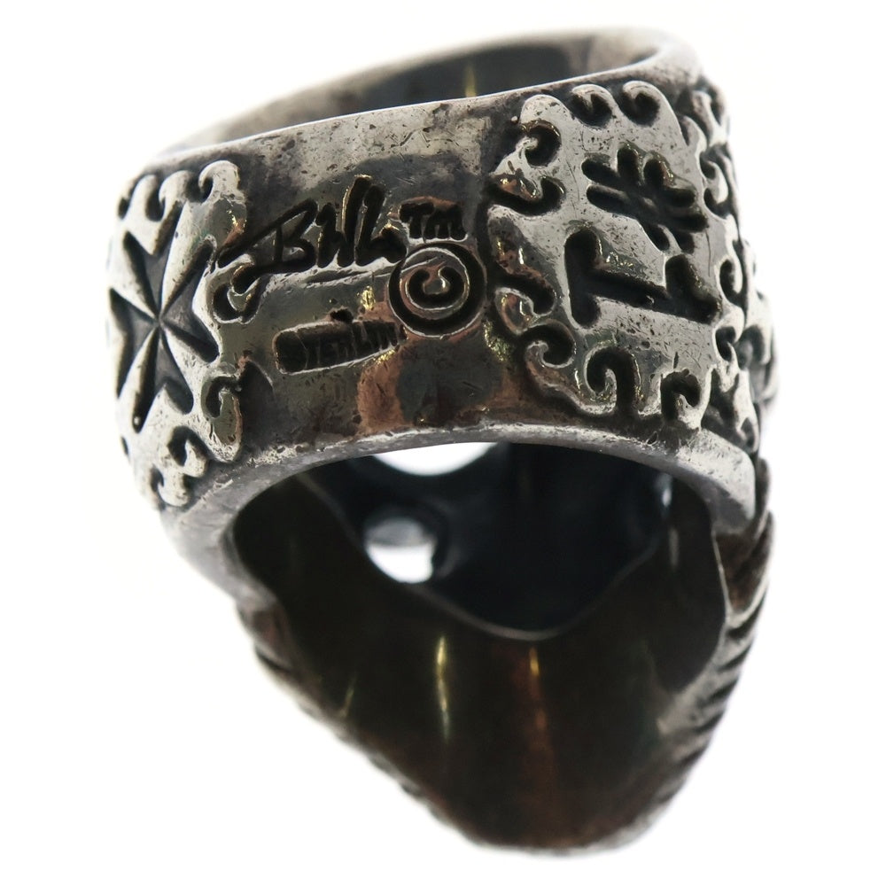 Bill Wall Leather/BWL(ビルウォールレザー) Flying tire-Graffiti Master Skull フライングタイヤ-グラフィティ マスタースカル リング シルバー