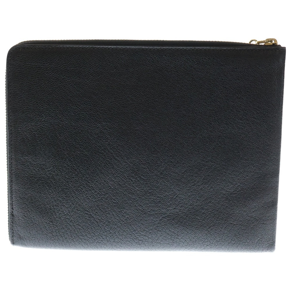 3.1 Phillip Lim(スリーワンフィリップリム) L字 ファスナー ポーチ ハンドバッグ ブラック