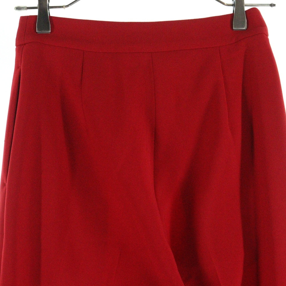 H BEAUTY&YOUTH(エイチ ビューティーアンドユース) DOUBLE CLOTH SLIT PANTS ダブル スリット スラックス レッド 1614-299-4754