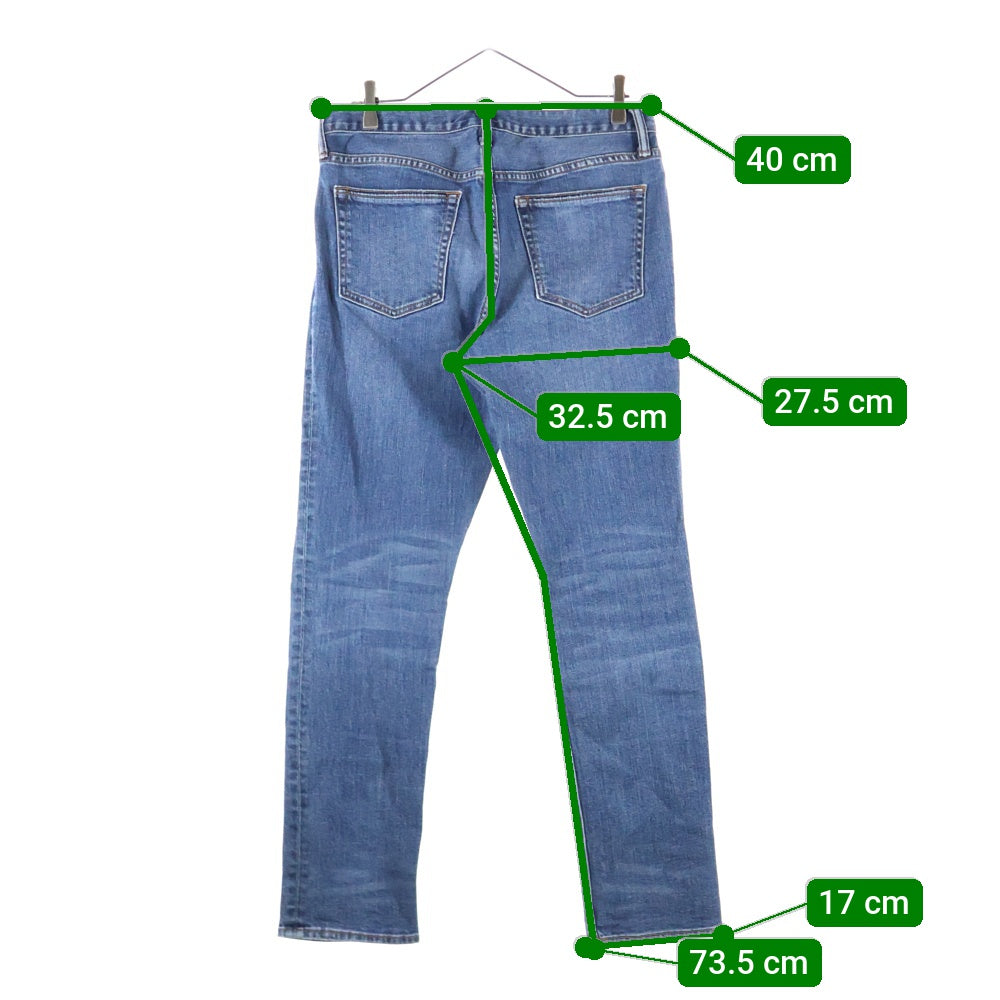 GAP(ギャップ) SKINNY STRETCH ギャップ ジップフライ スキニーデニムパンツ インディゴ
