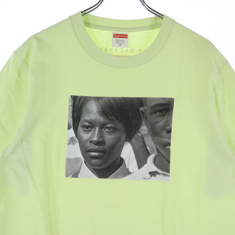 SUPREME(シュプリーム) 22SS ×Roy DeCarava Mississippi Tee ロイ・デカラヴァ フォト ミシシッピ 半袖Tシャツ カットソー グリーン