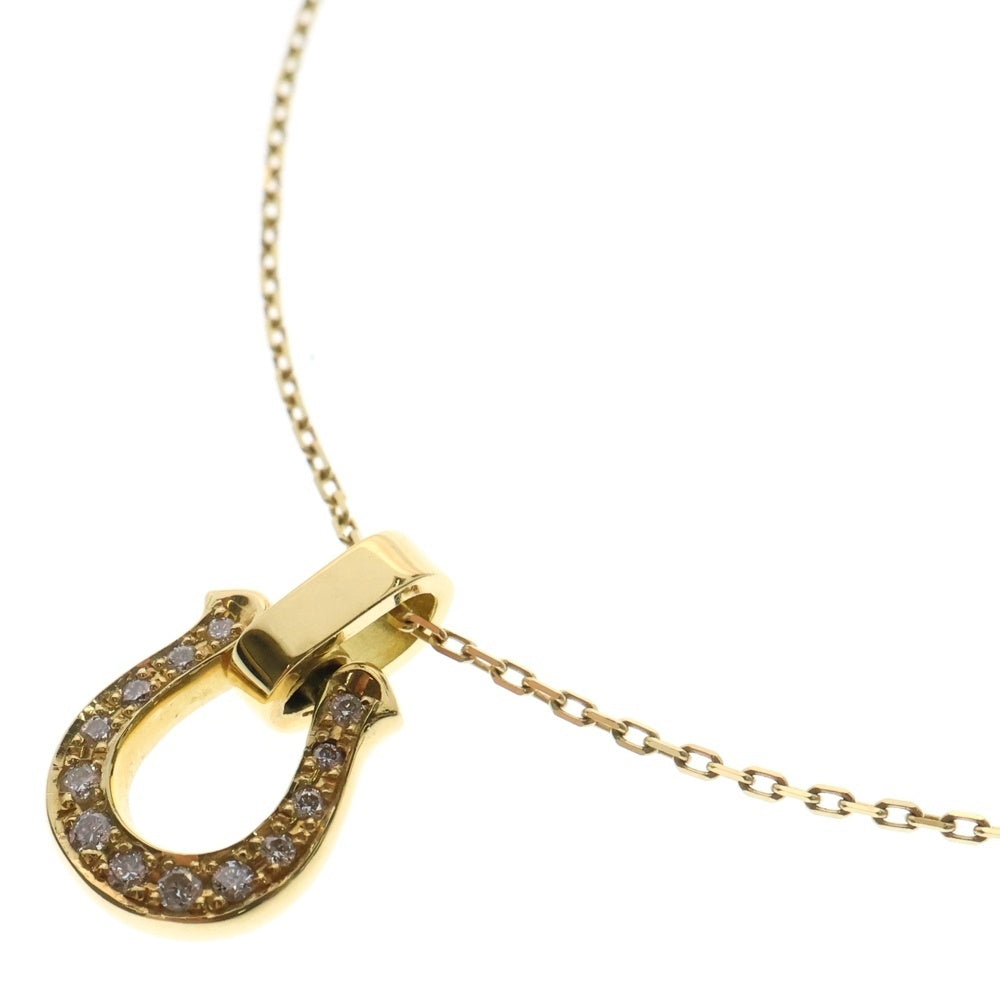 Sympathy of Soul(シンパシーオブソウル) Medium Horseshoe Pendant K18YG ミディアム ダイヤ付 ホースシュー ペンダント ネックレス ゴールド