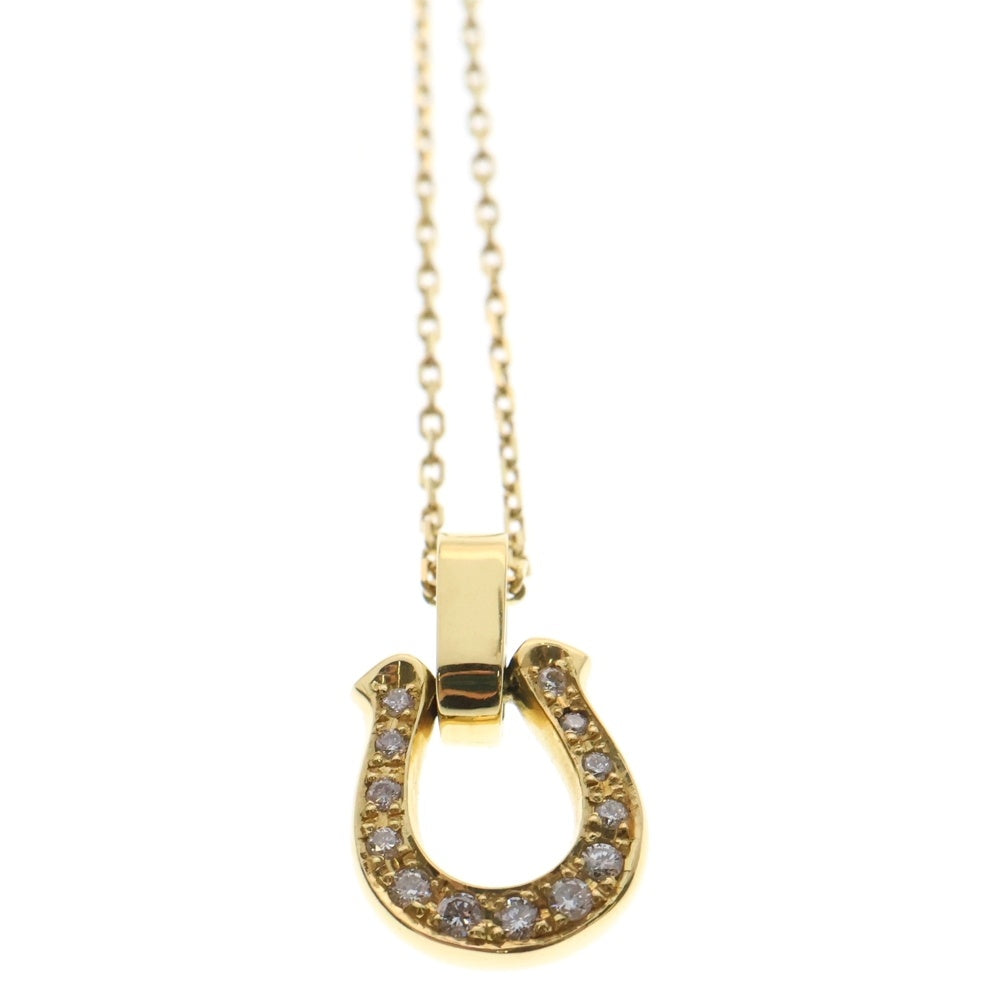 Sympathy of Soul(シンパシーオブソウル) Medium Horseshoe Pendant K18YG ミディアム ダイヤ付 ホースシュー ペンダント ネックレス ゴールド