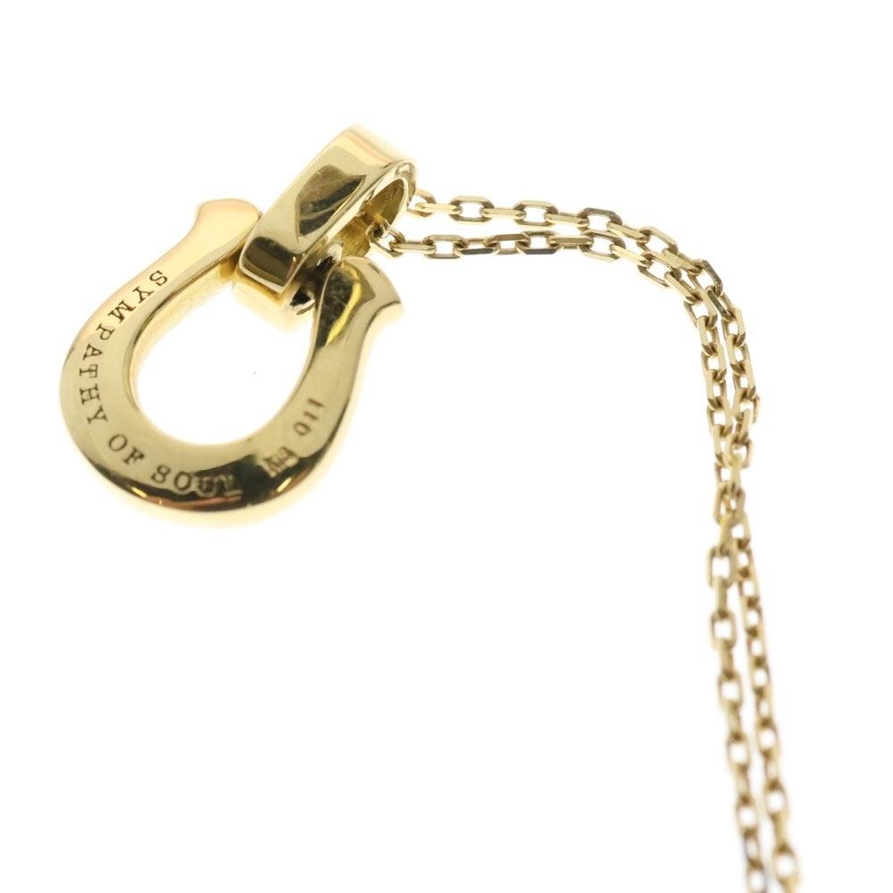 Sympathy of Soul(シンパシーオブソウル) Medium Horseshoe Pendant K18YG ミディアム ダイヤ付 ホースシュー ペンダント ネックレス ゴールド