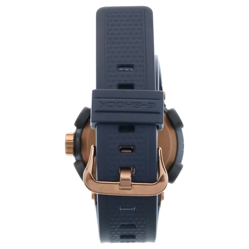 CASIO G-SHOCK(カシオ ジーショック) G-STEEL ジースティール ソーラー電波式 ネイビー/ゴールド 腕時計 GST-B200