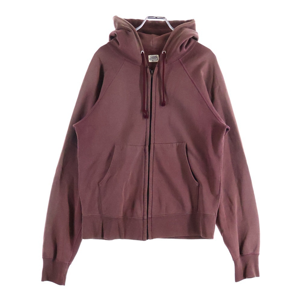 TENDERLOIN(テンダーロイン) T-PARKA ZIP BURGUNDY ジップアップパーカー バーガンディー
