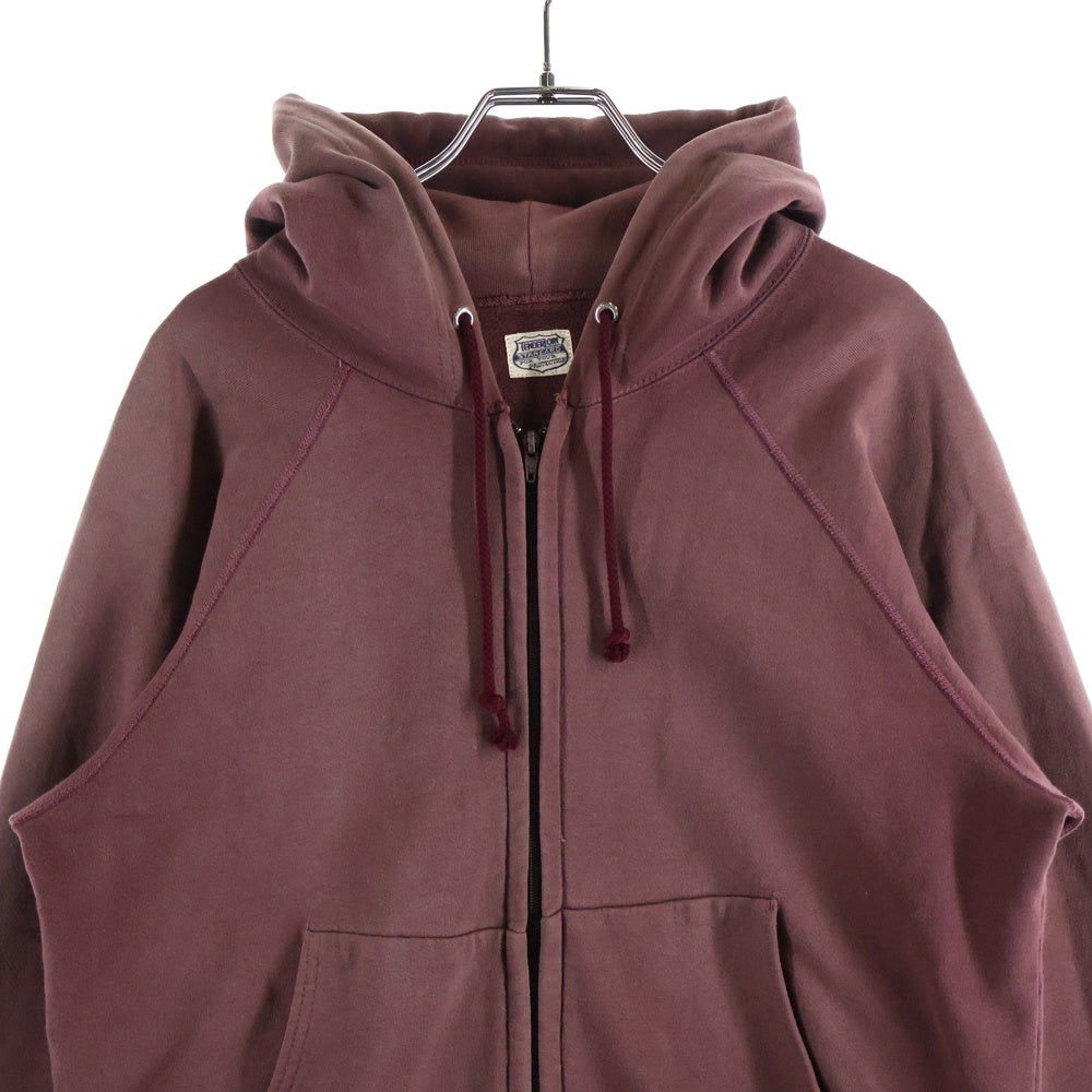 TENDERLOIN(テンダーロイン) T-PARKA ZIP BURGUNDY ジップアップパーカー バーガンディー
