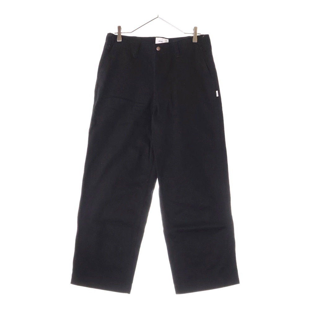 WTAPS(ダブルタップス) 20AW GORILLA/TROUSERS/COTTON.TWILL 4 ダブルタップス ゴリラ トラウザーズ コットン ツイル パンツ ブラック ボトムス 202TQDT-PTM0