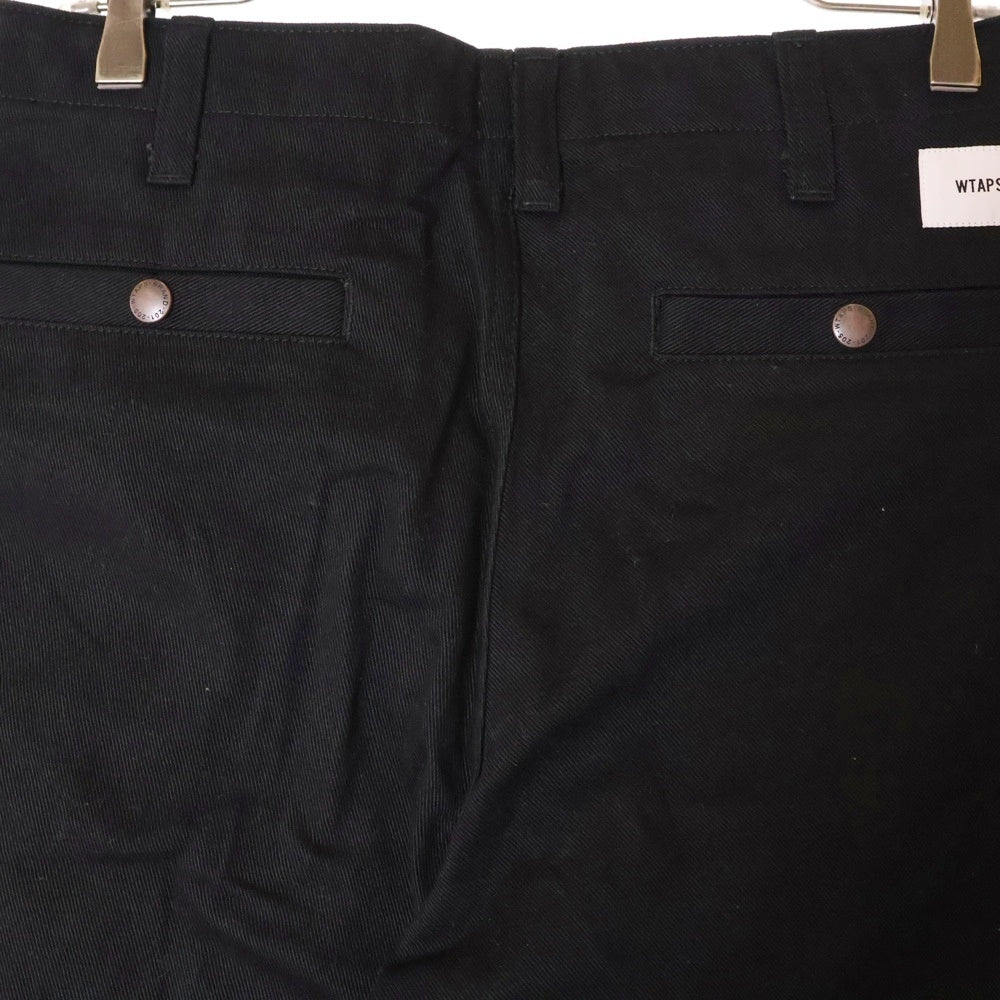WTAPS(ダブルタップス) 20AW GORILLA/TROUSERS/COTTON.TWILL 4 ダブルタップス ゴリラ トラウザーズ コットン ツイル パンツ ブラック ボトムス 202TQDT-PTM0
