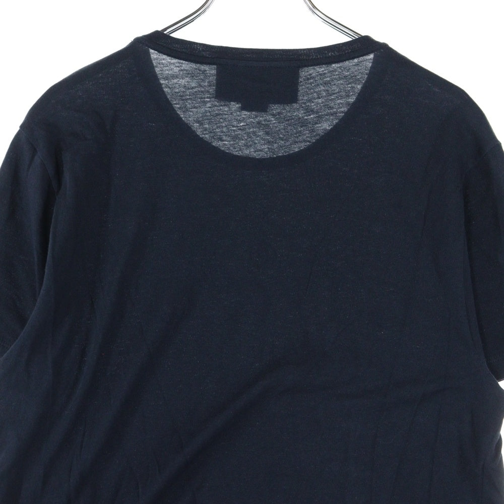 GUCCI(グッチ) 18SS Tonal Brand Logo Tee フロントロゴプリント 半袖Tシャツ カットソー ネイビー 441685