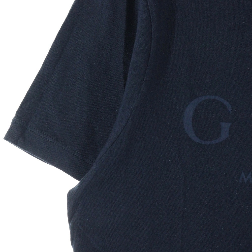 GUCCI(グッチ) 18SS Tonal Brand Logo Tee フロントロゴプリント 半袖Tシャツ カットソー ネイビー 441685